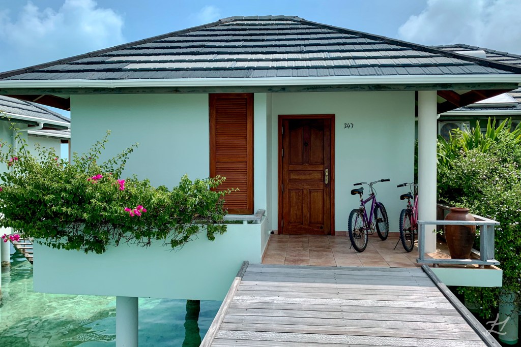 Our Overwater Bungalow 347 at Villa Park Sun Island Resort