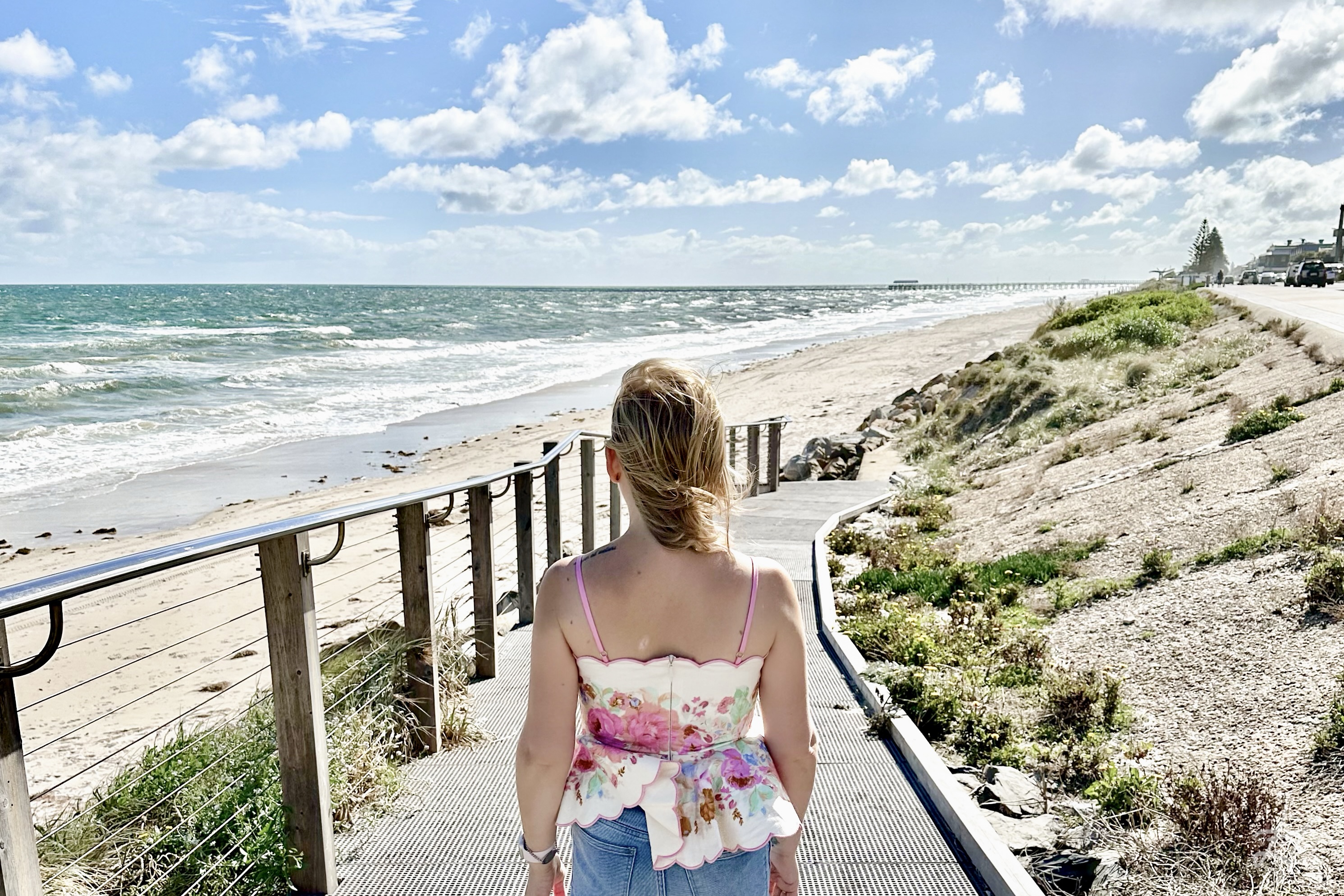Me at Henley Beach, Adelaide on my birthday