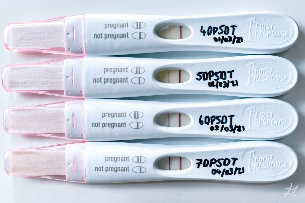 My DEIVF Pregnancy tests showing positive lines