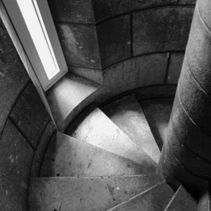 Stairs inside the dome
