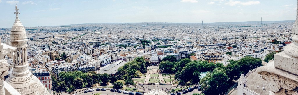View of Paris from Sacre Coeur dome
