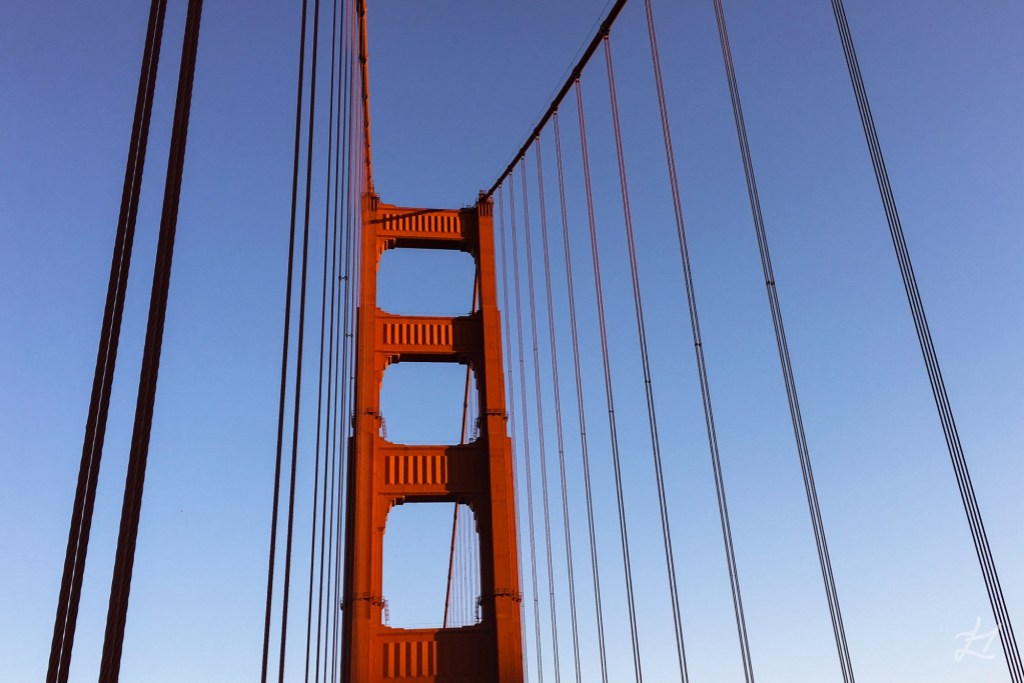 Golden Gate Bridge at sunset