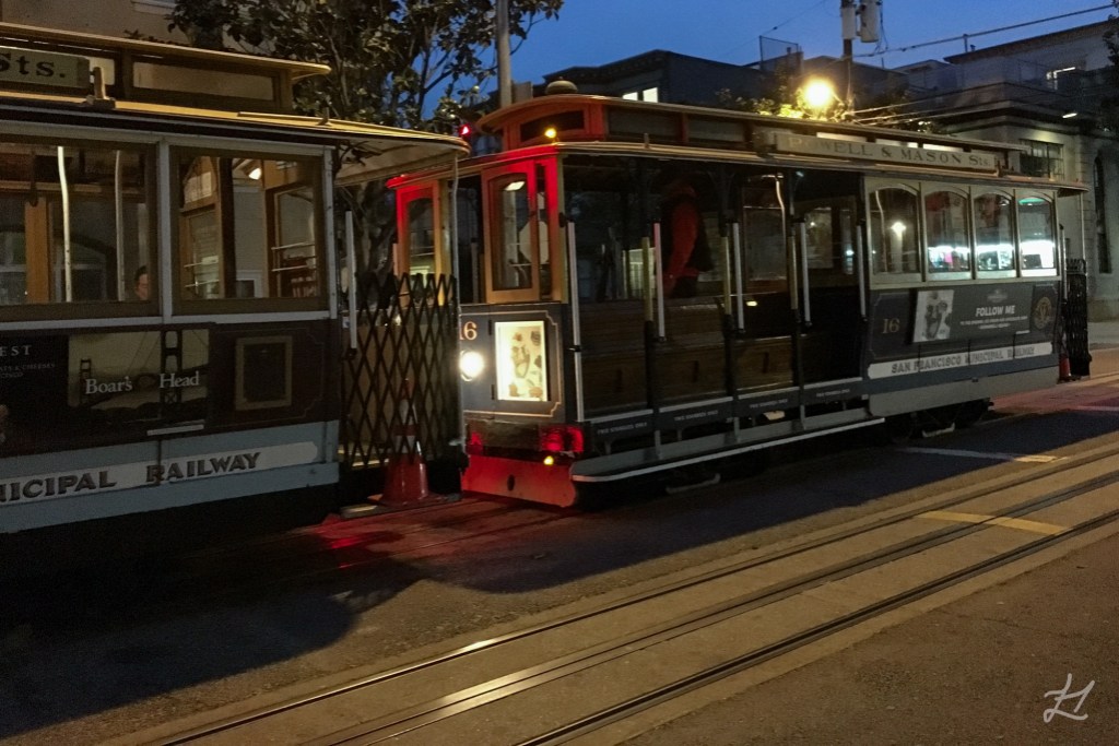 Cable car system in San Francisco