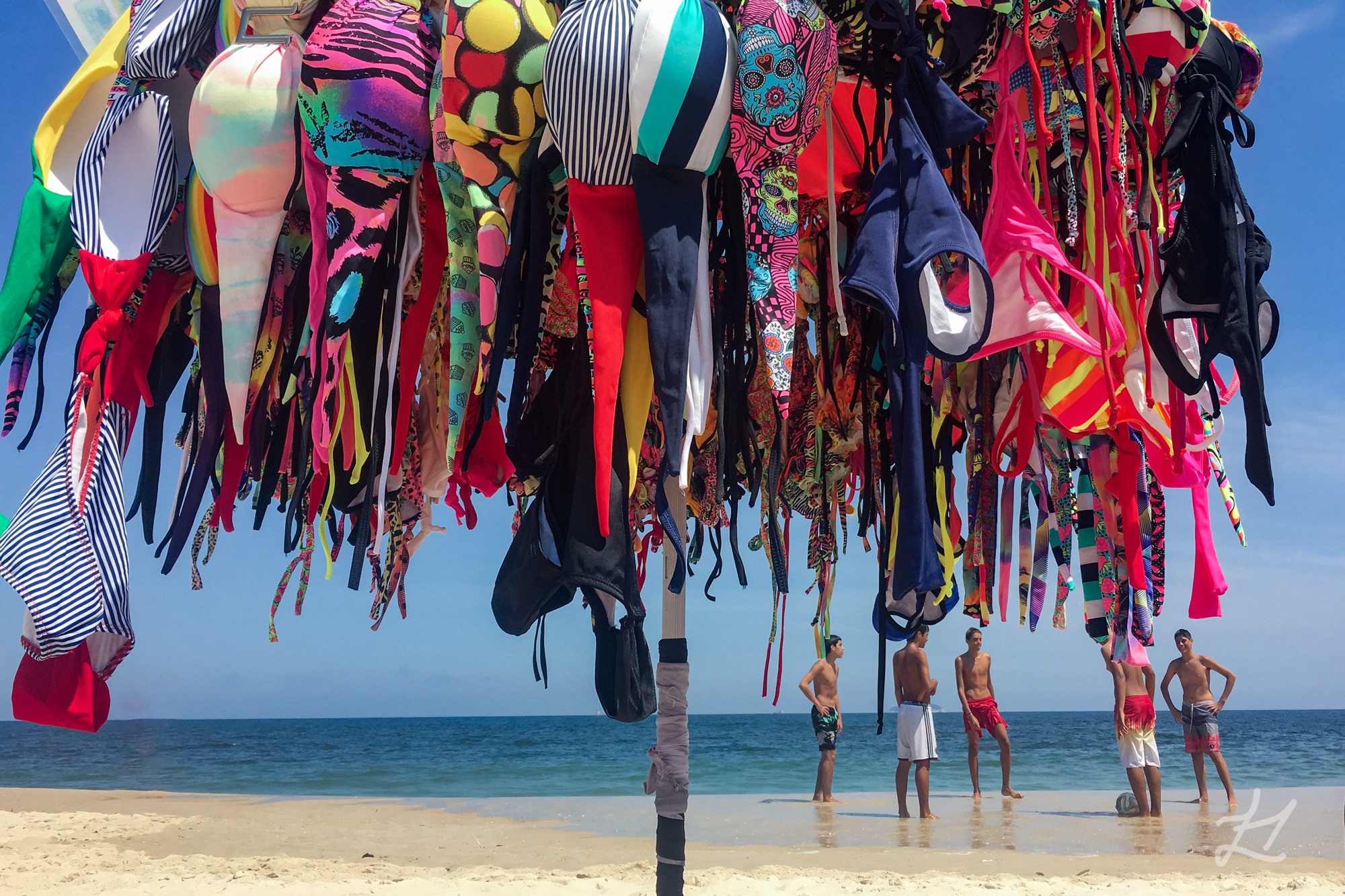Bikini Umbrella at Copacabana Beach