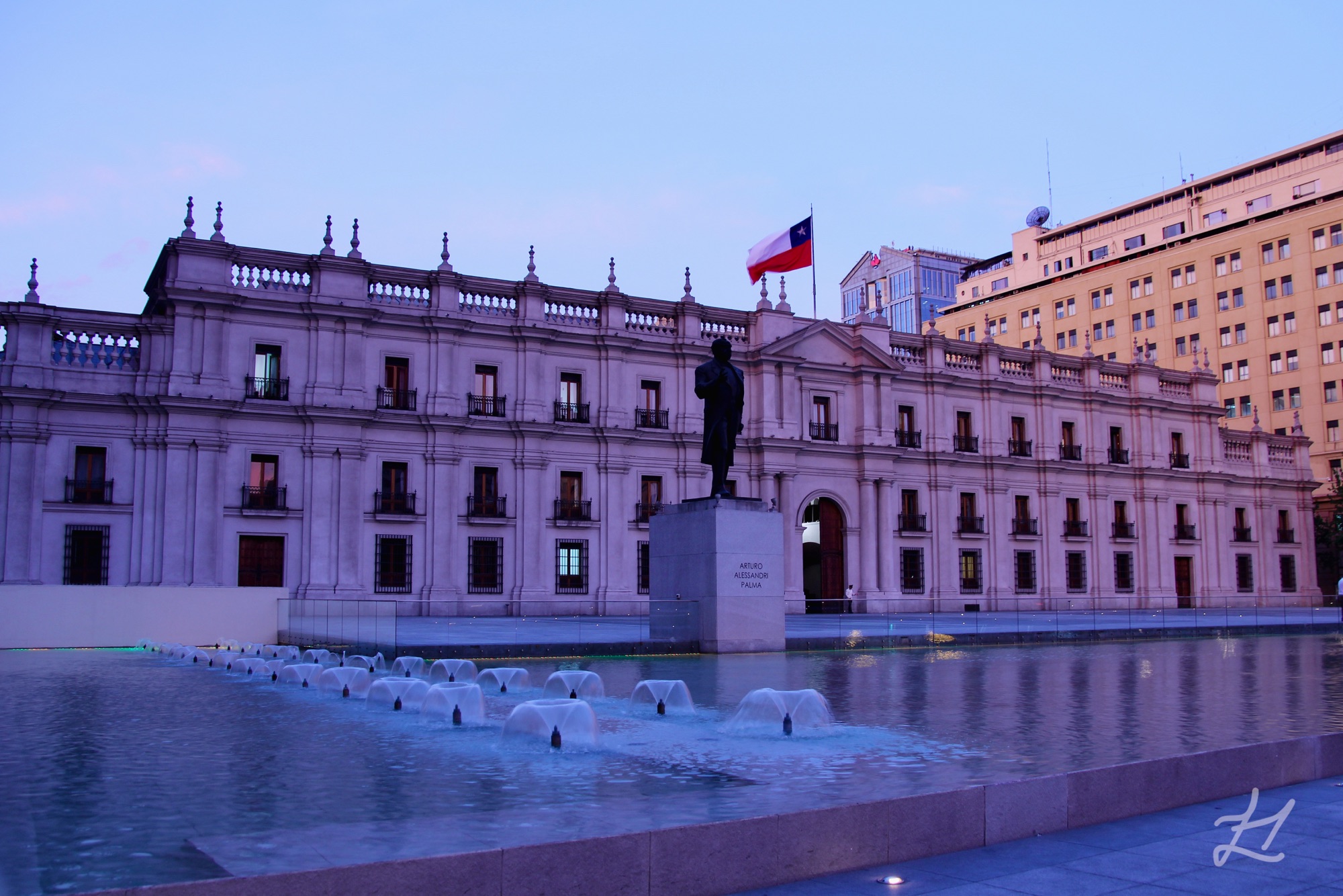 La Moneda Palace in Santiago de Chile