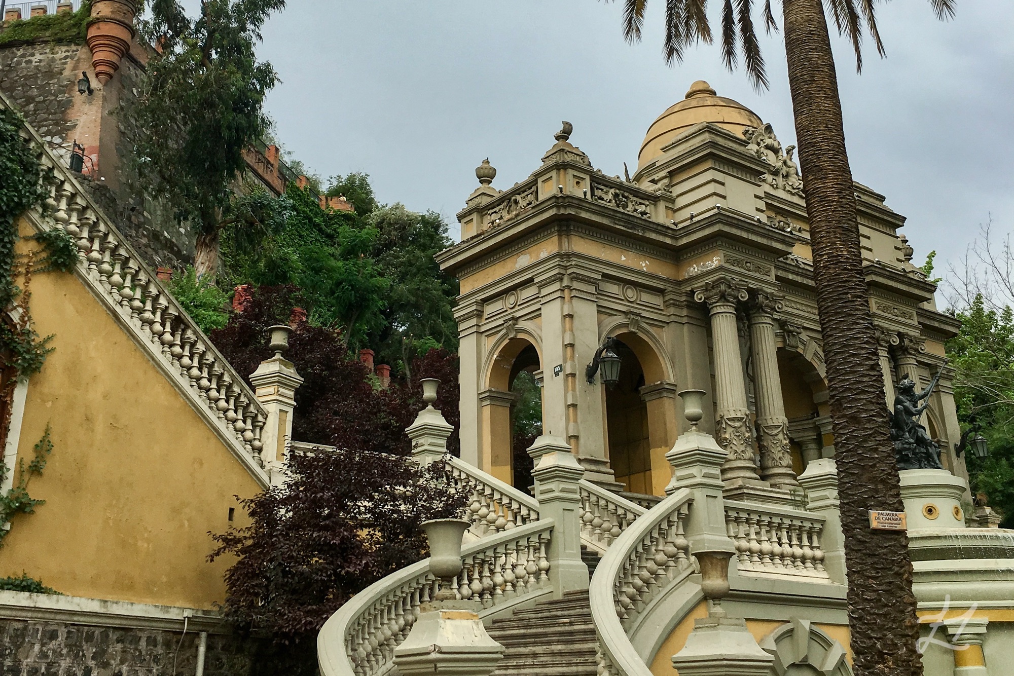 Cerro Santa Lucia in Santiago de Chile