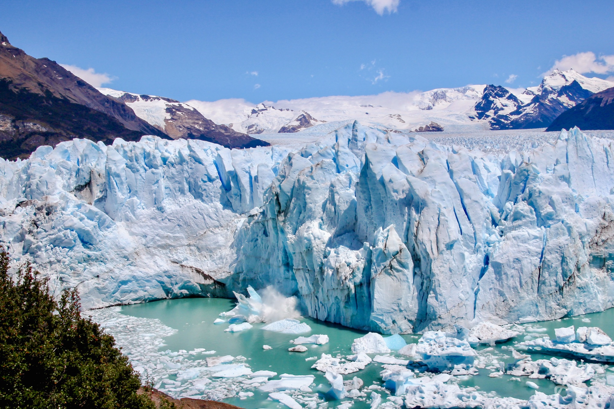 Calving Perito Moreno Glacier, Argentina