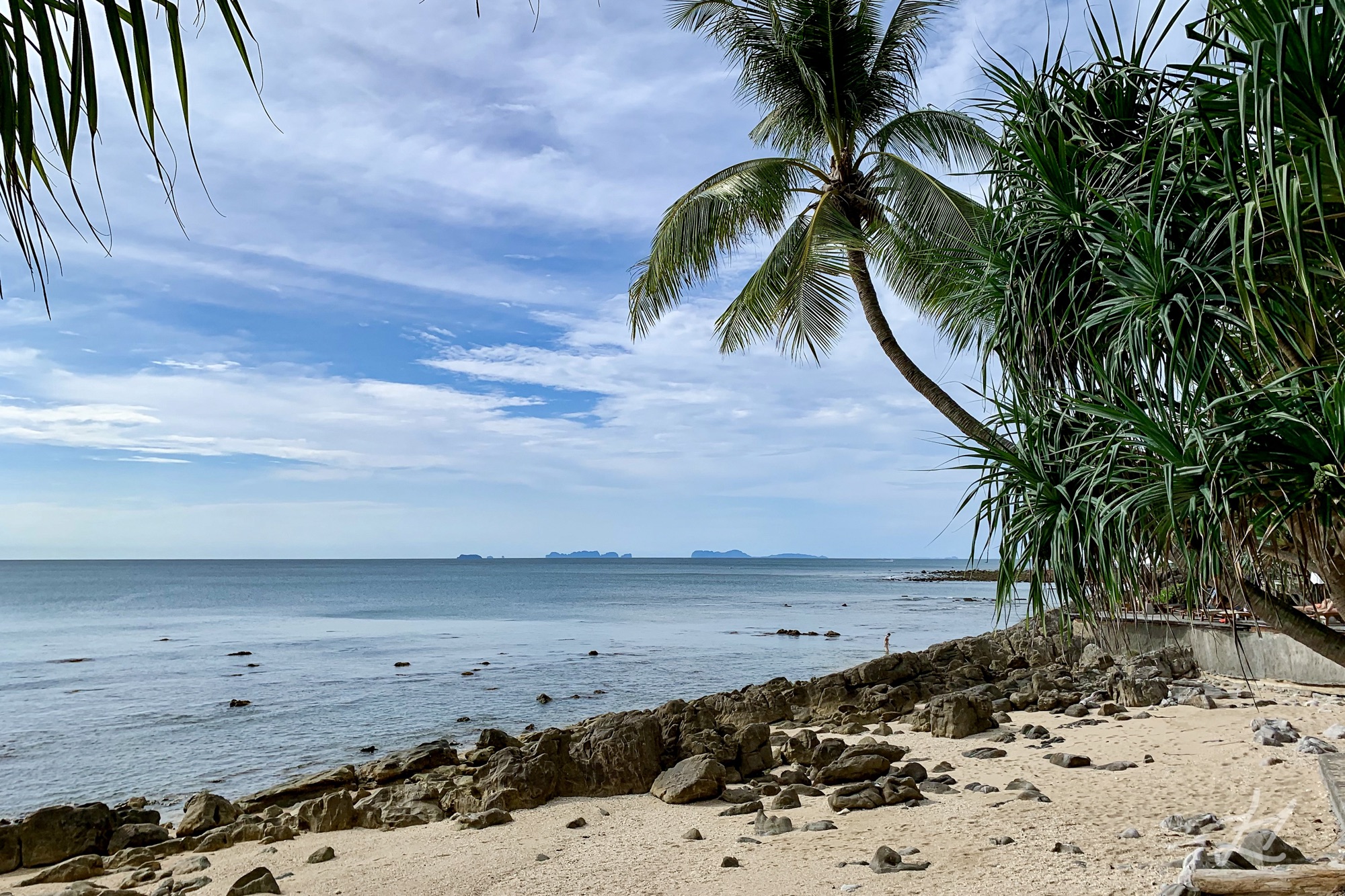 The view from Moonlight Exotic Bay Resort to the Phi Phi Islands