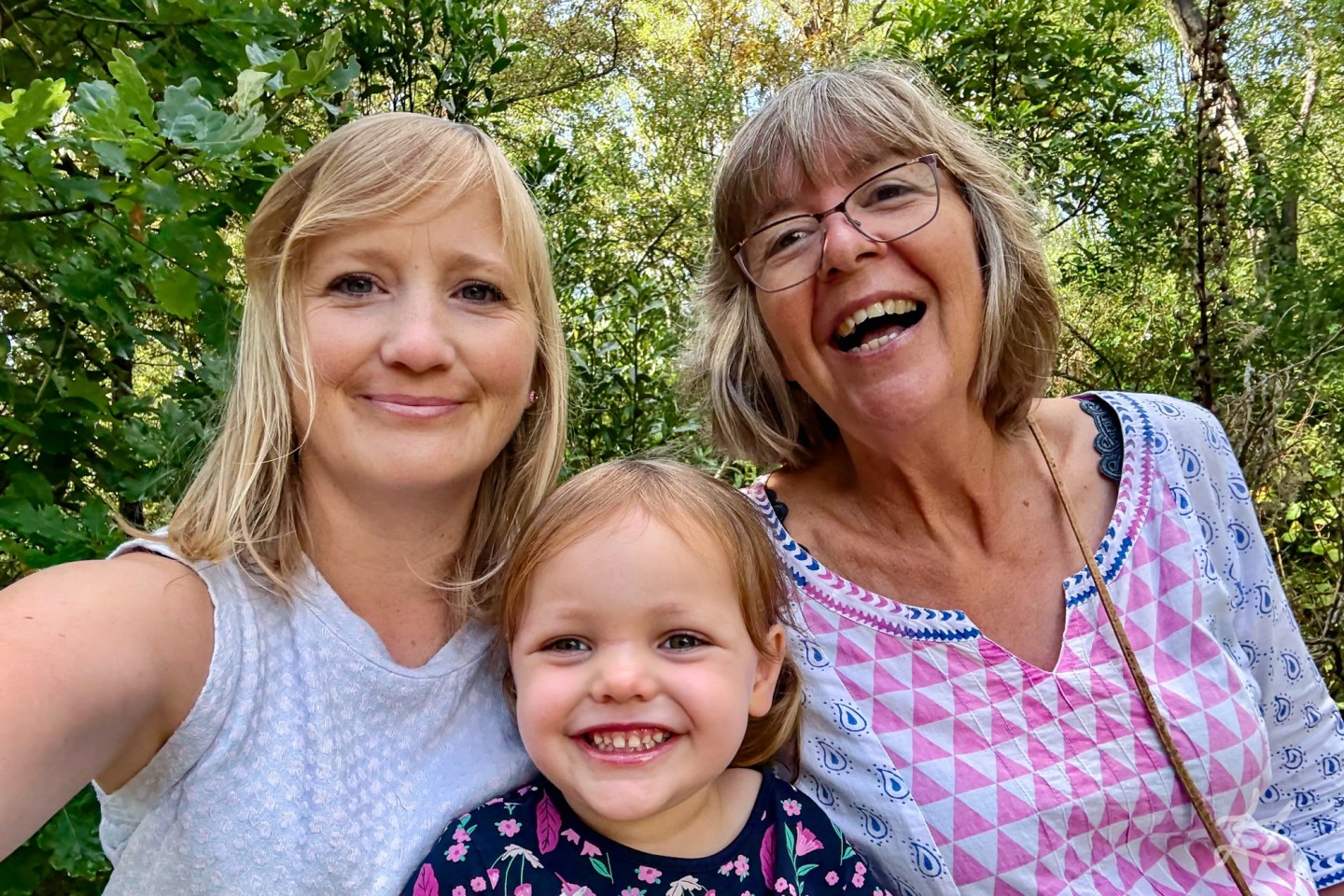 Me, Kaydes and Mum in Featherston