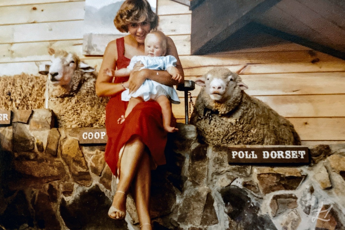 Mum and me as a baby in Rotorua