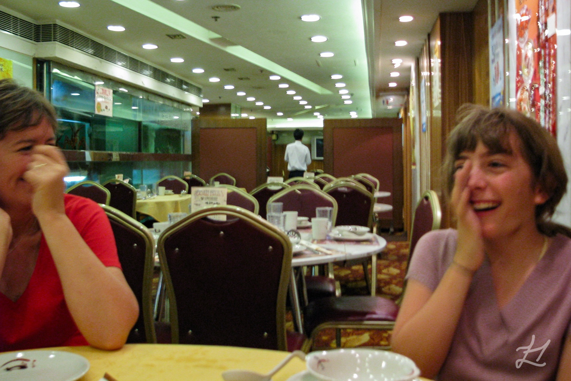 Mum and Julia in Hong Kong Restaurant