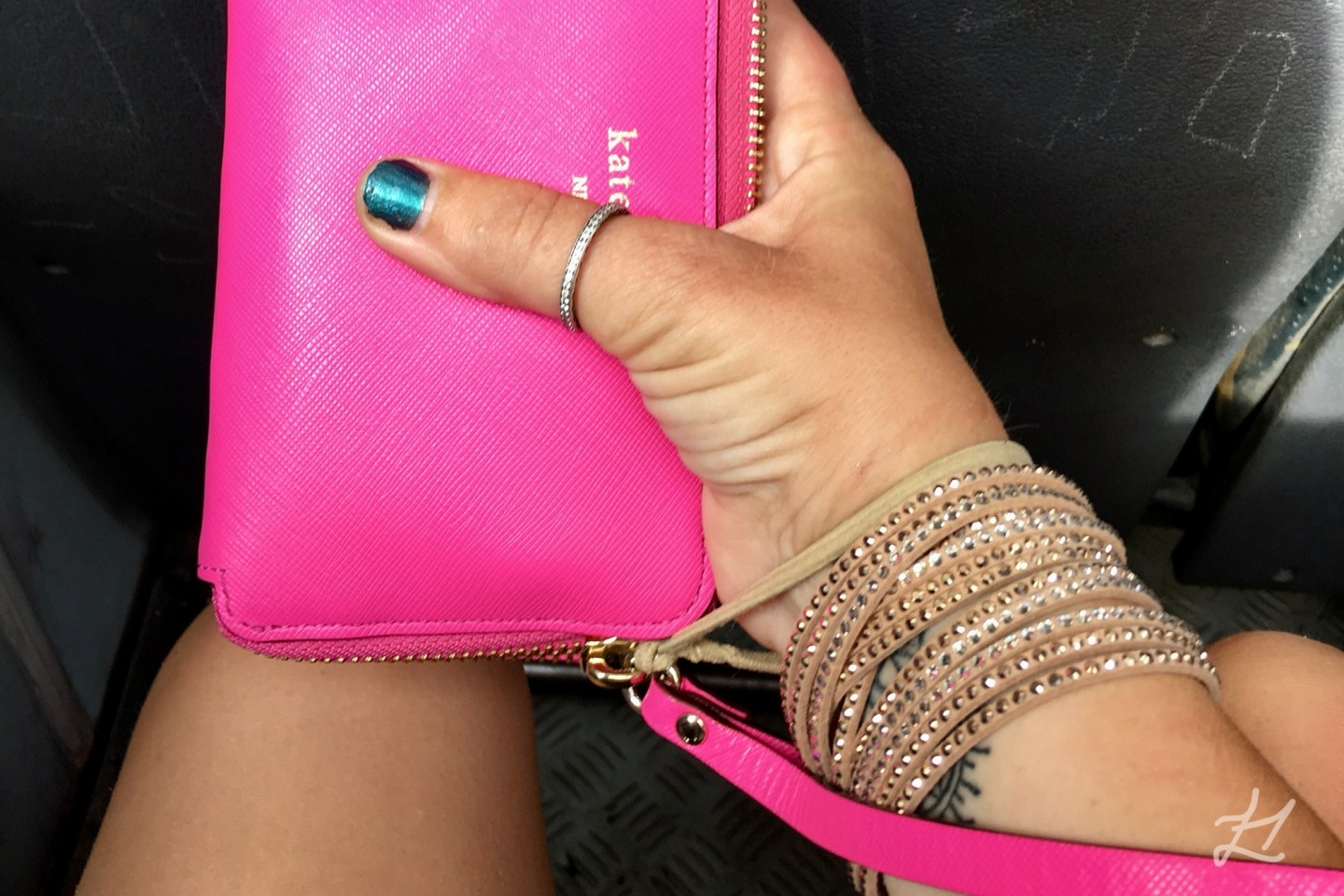 Secured wristlet for Rio Carnaval