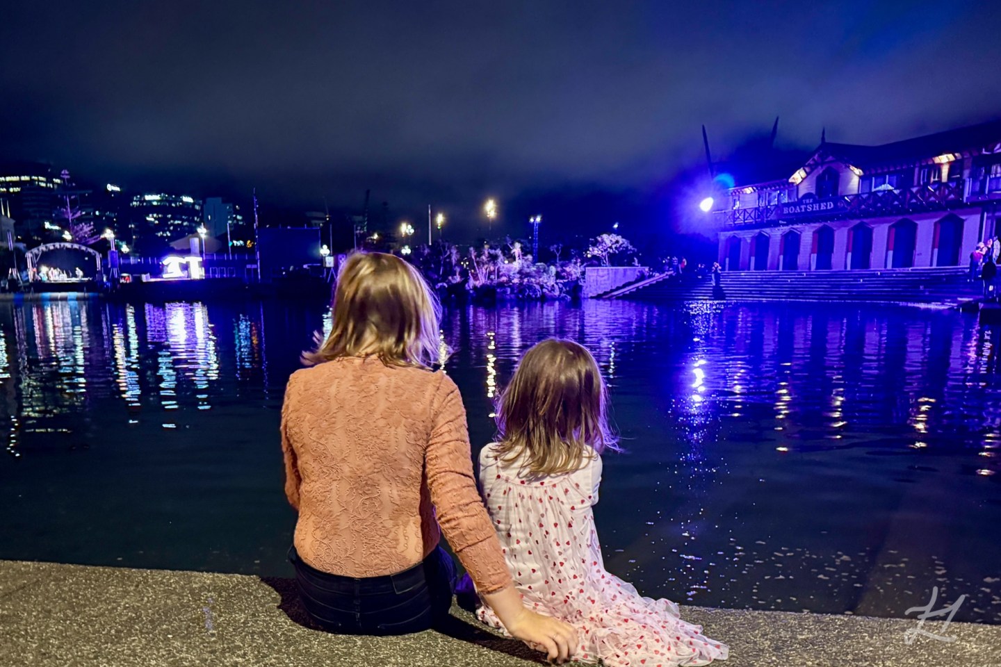 Kaydes and me on New Years Day Wellington