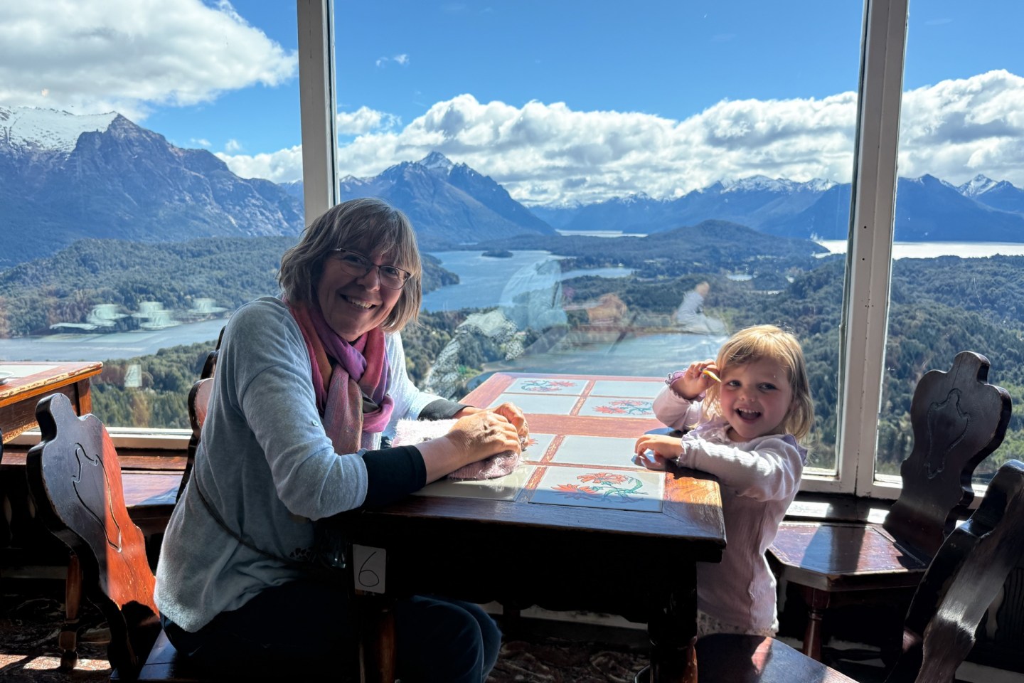 nanR and Kaydes at Cerro Campanario, Bariloche, Argentina
